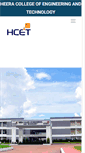 Mobile Screenshot of hcet.in