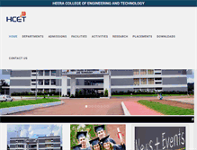 Tablet Screenshot of hcet.in